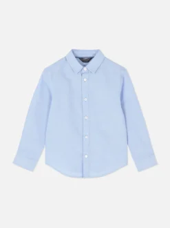 Langärmeliges Oxfordhemd (kleine Jungen)