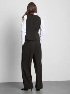 „Lila“ Hose mit geradem Bein