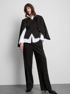 „Lila“ Hose mit geradem Bein