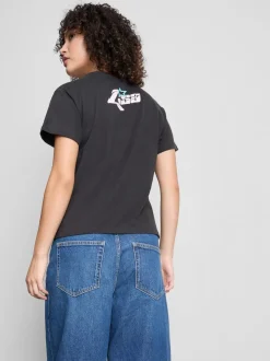 „Lisa“ T-Shirt aus reiner Baumwolle mit Grafik