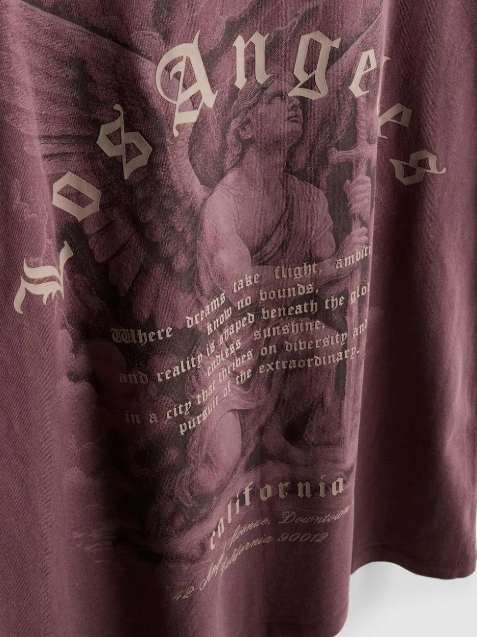 „Los Angeles“ T-Shirt mit Grafik