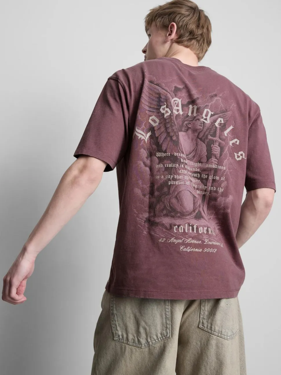 „Los Angeles“ T-Shirt mit Grafik