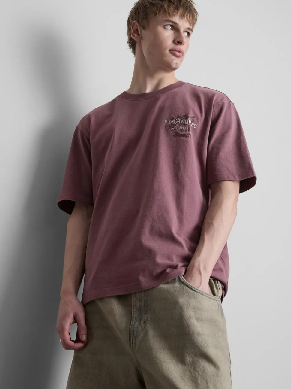 „Los Angeles“ T-Shirt mit Grafik