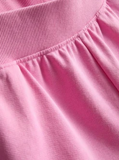 Lounge-Shorts aus Baumwolle mit Schlitz