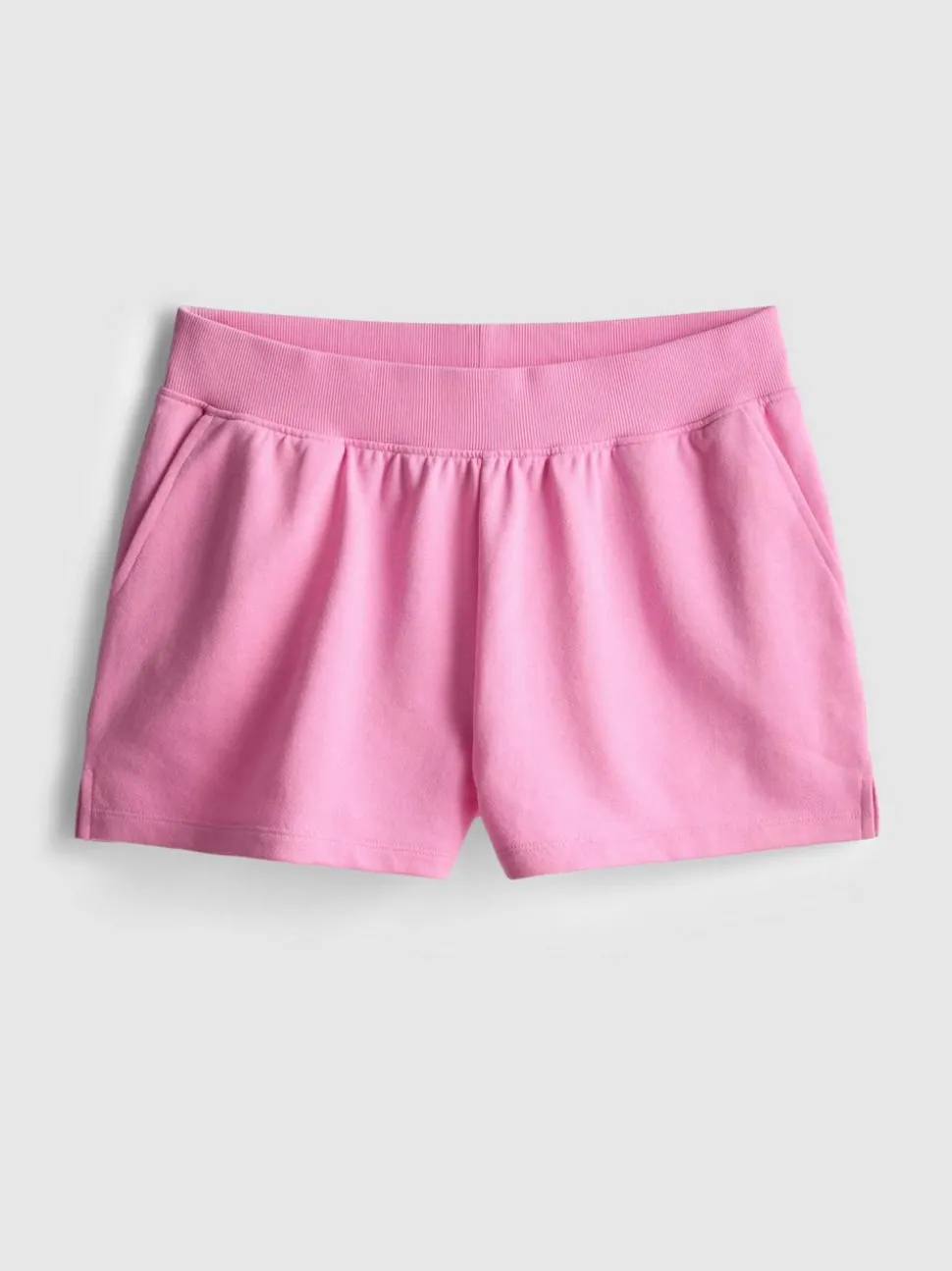 Lounge-Shorts aus Baumwolle mit Schlitz
