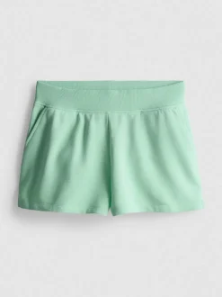 Lounge-Shorts aus Baumwolle mit Schlitz