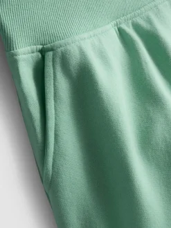 Lounge-Shorts aus Baumwolle mit Schlitz