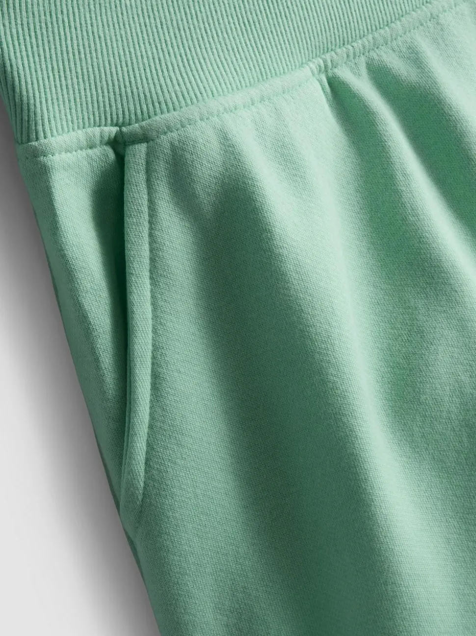 Lounge-Shorts aus Baumwolle mit Schlitz
