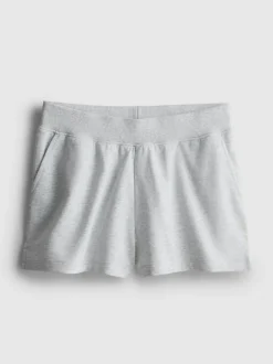 Lounge-Shorts aus Baumwolle mit Schlitz