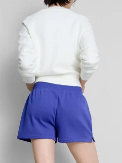Lounge-Shorts aus Baumwolle mit Schlitz