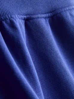Lounge-Shorts aus Baumwolle mit Schlitz