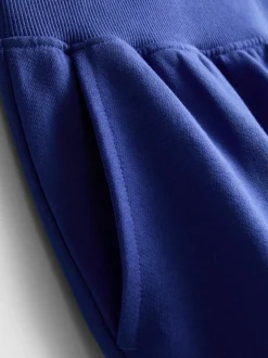 Lounge-Shorts aus Baumwolle mit Schlitz