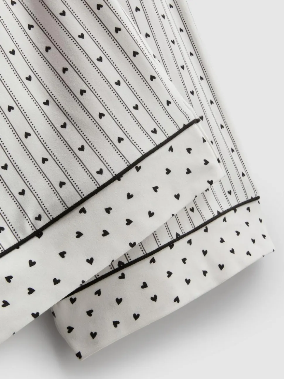 „Love To Lounge“ Boyfriend-Schlafanzug mit Print