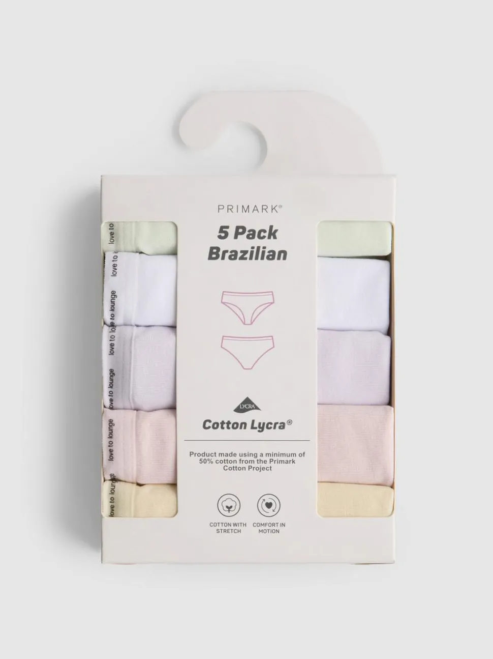 „Love To Lounge“ Brazil-Slips, 5er-Pack