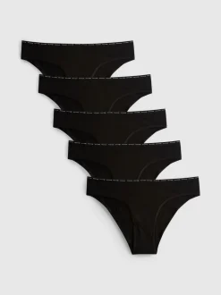 „Love To Lounge“ Brazil-Slips mit hohem Baumwollanteil, 5er-Pack