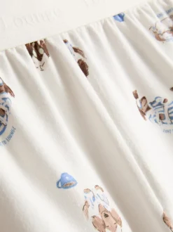 „Love To Lounge“ Schlafanzugshorts mit Hunde-Print