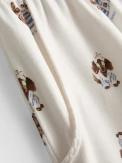 „Love To Lounge“ Schlafanzugshorts mit Hunde-Print