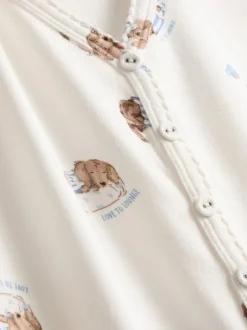 „Love To Lounge“ Schlaf-Jumpsuit mit Hunde-Print