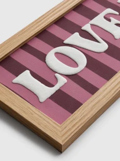„Love You Bye“ Wandschmuck
