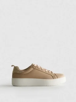 Low-Top-Sneaker mit Strasssteinen