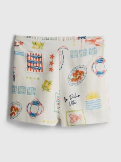 Lässige Baumwollshorts mit Print