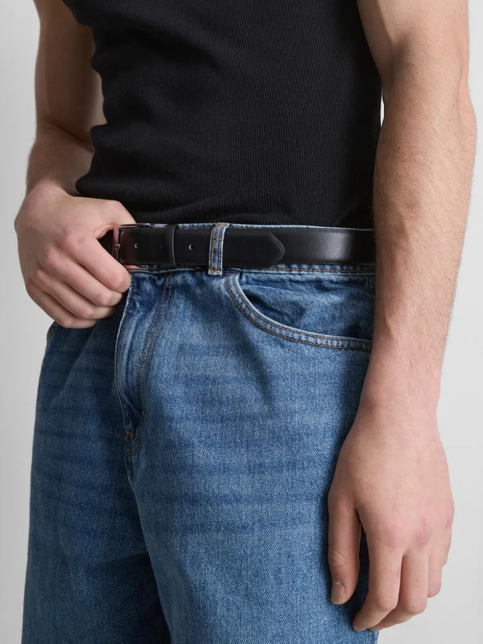 Lässige High-Waist-Jeans