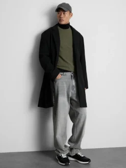 Lässige Jeans mit geradem Bein und mittlerer Leibhöhe