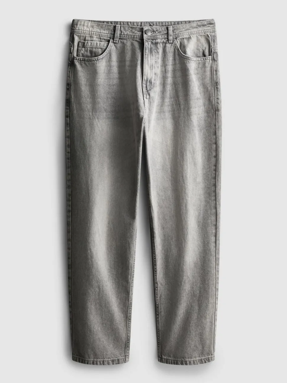 Lässige Jeans mit geradem Bein und mittlerer Leibhöhe