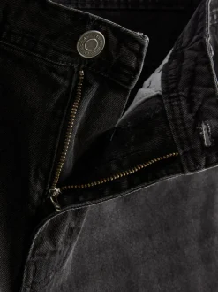Lässige Jeans mit geradem Bein und mittlerer Leibhöhe