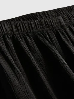 Lässige Satin-Laufshorts