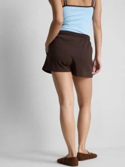 Lässige Shorts aus Baumwolle mit Kordelzug