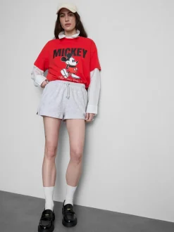 Lässige Shorts aus Baumwolle mit Kordelzug