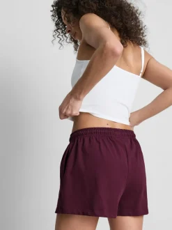 Lässige Shorts aus Baumwolle mit Kordelzug