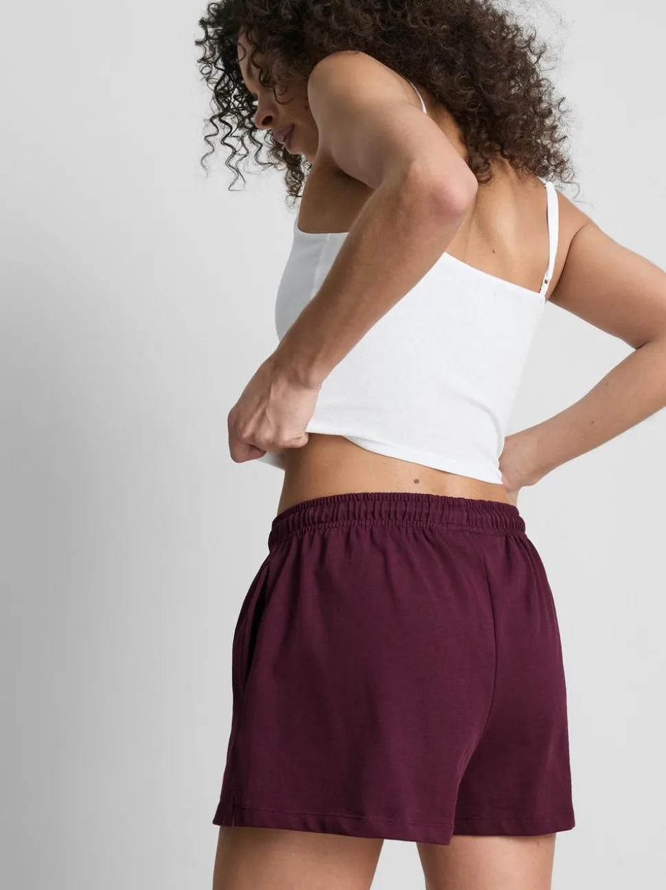 Lässige Shorts aus Baumwolle mit Kordelzug