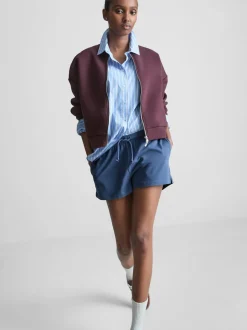 Lässige Shorts aus Baumwolle mit Kordelzug