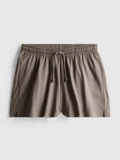 Lässige Shorts aus Baumwolle mit Kordelzug
