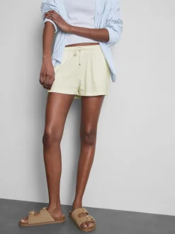 Lässige Shorts aus Baumwolle mit Kordelzug