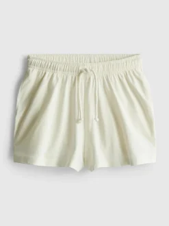 Lässige Shorts aus Baumwolle mit Kordelzug