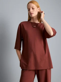 Lässiges Jersey-T-Shirt