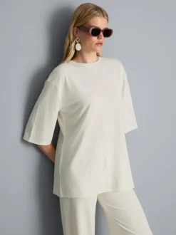 Lässiges Jersey-T-Shirt