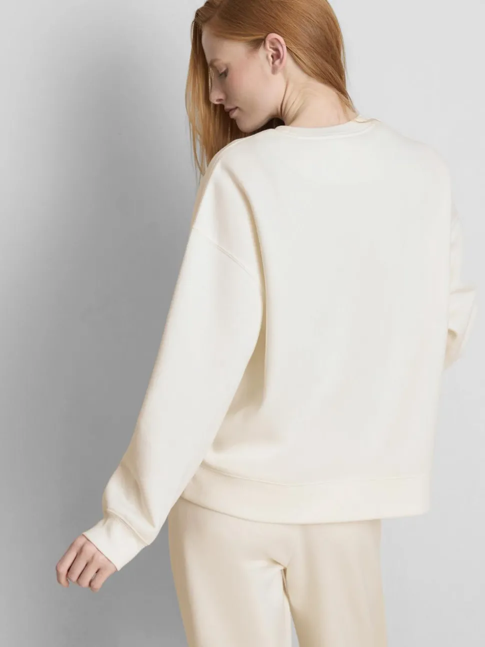 Lässiges Sweatshirt aus Baumwollmischung mit Print