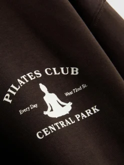 Lässiges Sweatshirt aus Baumwollmischung mit Print