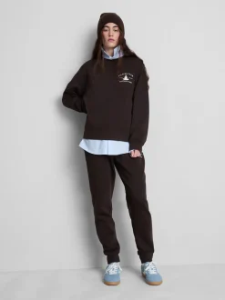 Lässiges Sweatshirt aus Baumwollmischung mit Print