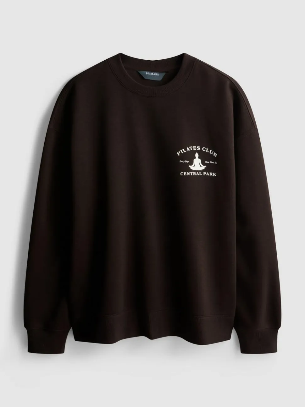 Lässiges Sweatshirt aus Baumwollmischung mit Print