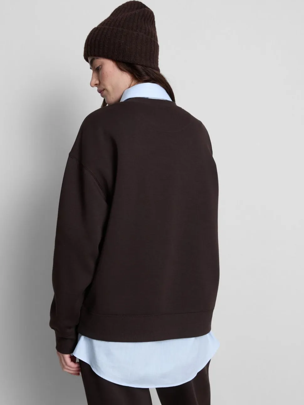 Lässiges Sweatshirt aus Baumwollmischung mit Print