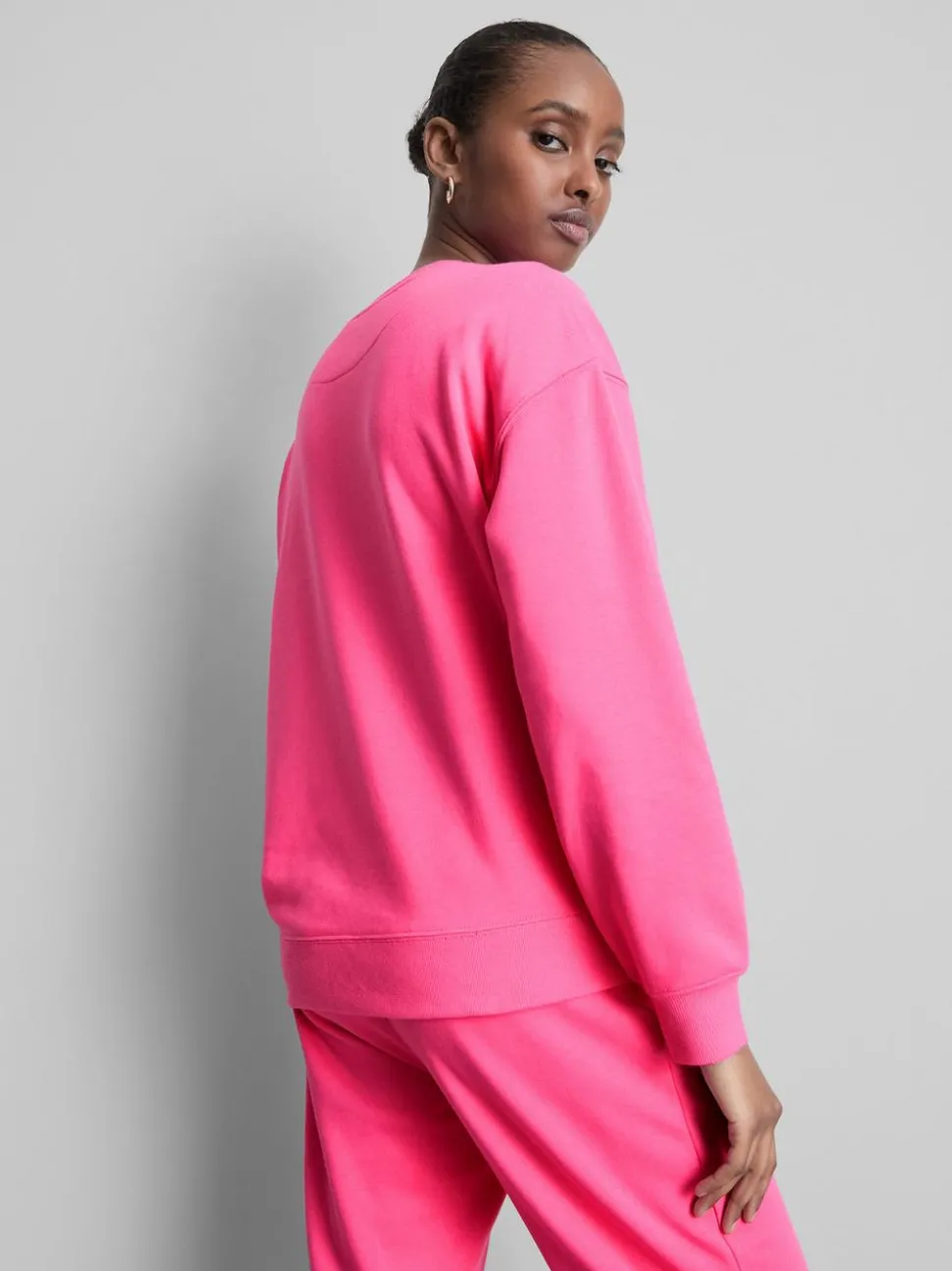 Lässiges Sweatshirt aus Baumwollmischung mit Print