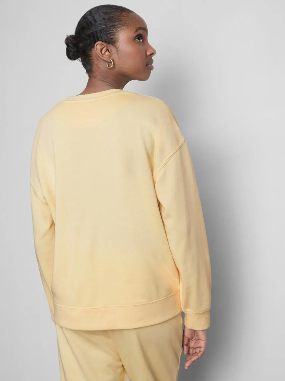 Lässiges Sweatshirt aus Baumwollmischung mit Print