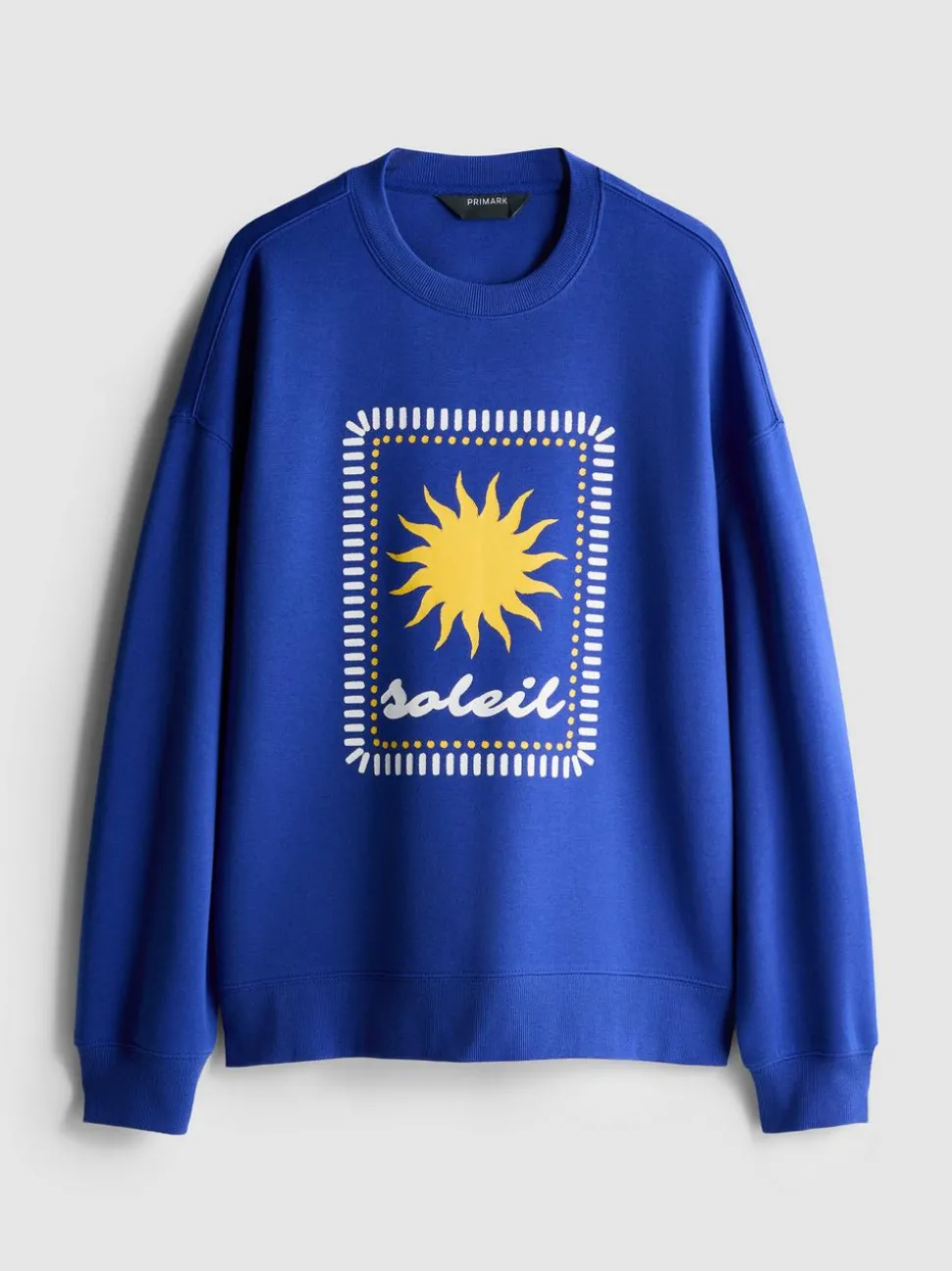 Lässiges Sweatshirt aus Baumwollmischung mit Print