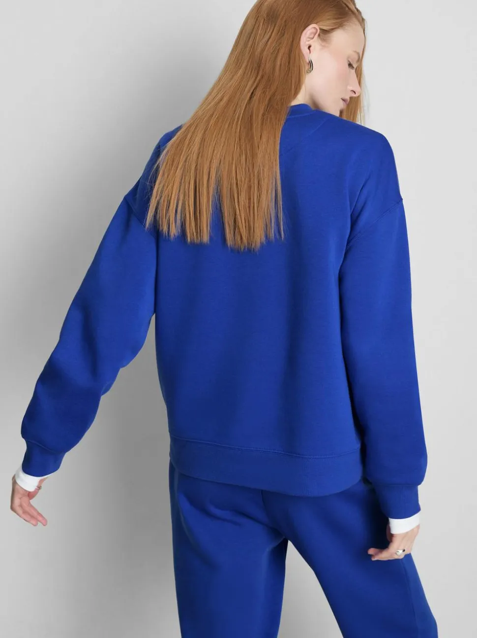 Lässiges Sweatshirt aus Baumwollmischung mit Print