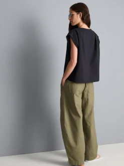 Lässiges Sweatshirt-Tanktop